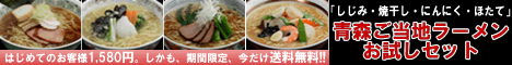 大人気！厳選素材の青森ご当地ラーメン人気の４種食べ比べ！お試しセット【お試し特価1,580円※送料無料】
