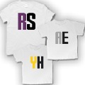 親子お揃いイニシャルＴシャツ