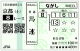 京都８Ｒ（土）