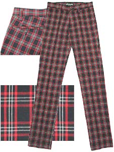 CoolScat チェックパンツ レッド