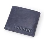 DIESEL(ディーゼル) 札バサミ 両面カード入れ　T8013BLACKH　8.5×W11.0×D1.0cm